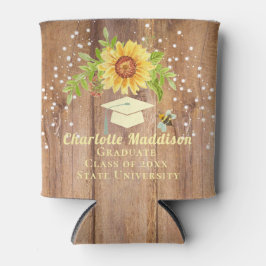 Afstuderen Bloemen Zonnebloem Blikjeskoeler