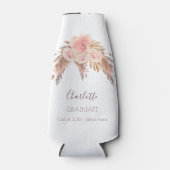 Afstuderen bloesem roos flesjeskoeler (Voorkant)