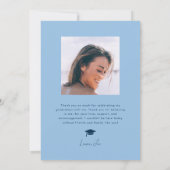 Afstuderen Blue Box Afstuderen aankondiging (Achterkant)