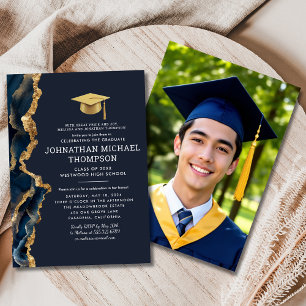 Afstuderen Blue Gold Agaat Afstuderen Foto Kaart