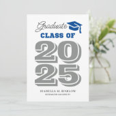 Afstuderen Blue Grey University College Afstuderen Aankondiging (Staand voorkant)