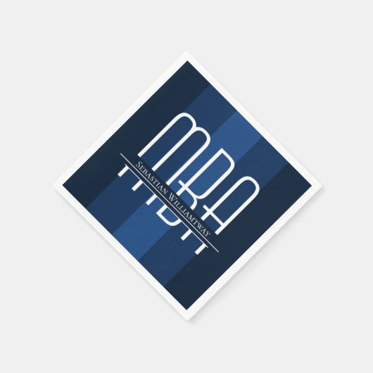 Afstuderen Blue MBA afstudeerfeest Servet (Hoek)