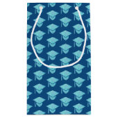 Afstuderen Blue Opal Trendy Pattern Afstuderen Klein Cadeauzakje (Achterkant)