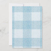 Afstuderen Blue White Pset Black Afstudeerder Pet Aankondiging (Achterkant)