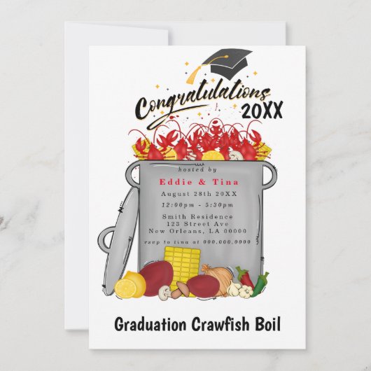 Afstuderen Boil-partij Kaart (Voorkant)