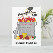 Afstuderen Boil-partij Kaart (Staand voorkant)