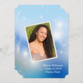 Afstuderen Bokeh en sterren Kaart (Voorkant / Achterkant)