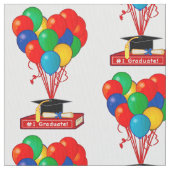 Afstuderen Book, Heart, Balloons, Diploma Stof (Close Up)
