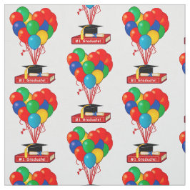 Afstuderen Book, Heart, Balloons, Diploma Stof
