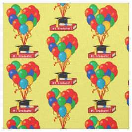 Afstuderen Book, Heart, Balloons, Diploma Stof
