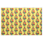 Afstuderen Book, Heart, Balloons, Diploma Stof (Fat Quarter)