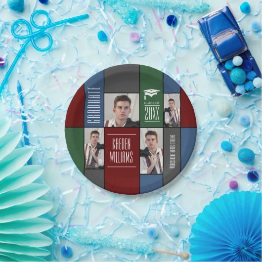 Afstuderen Bord modern aangepast fotopapier (Feest)