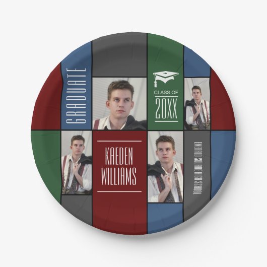 Afstuderen Bord modern aangepast fotopapier (Voorkant)