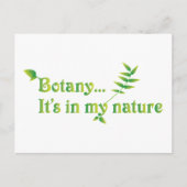 Afstuderen Botanist Funny Gezegde Briefkaart (Voorkant)
