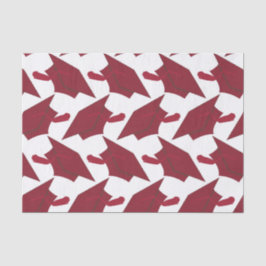 Afstuderen Bourgogne en witte graten Tissuepapier