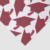 Afstuderen Bourgogne en witte graten Tissuepapier (Detail)