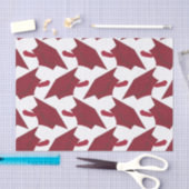 Afstuderen Bourgogne en witte graten Tissuepapier (Craft)