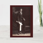 Afstuderen Boy Kaart (Voorkant)