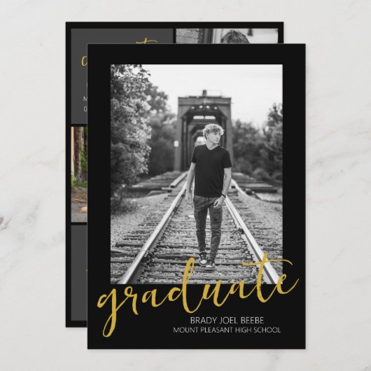 Afstuderen Brady nodigt 2023 uit (Voorkant / Achterkant)