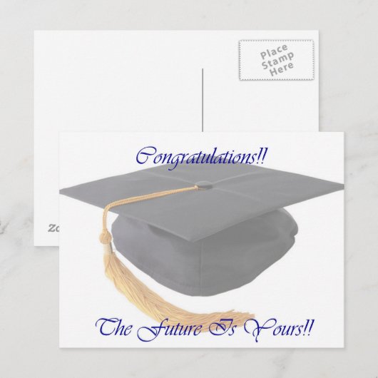 Afstuderen Briefkaart (Voorkant / Achterkant)