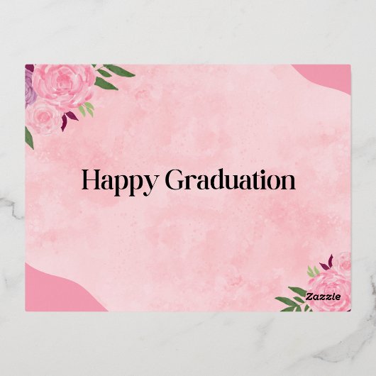 "Afstuderen Briefkaart (Achterkant)