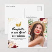 afstuderen Briefkaart (Voorkant / Achterkant)