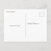 afstuderen Briefkaart (Achterkant)