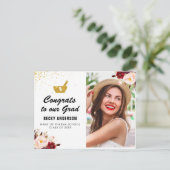 afstuderen Briefkaart (Staand voorkant)