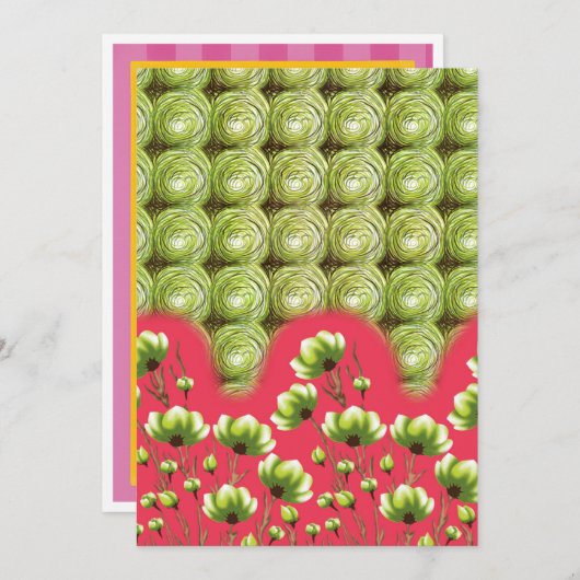 Afstuderen, bruiloft en bewegende aankondiging Kaa (Voorkant / Achterkant)