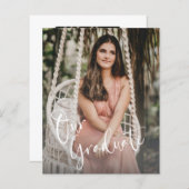 Afstuderen budgetbeheer minimalistisch script (Voorkant / Achterkant)