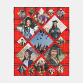 Afstuderen Buffalo fotocollage Fleece Deken (Voorkant)