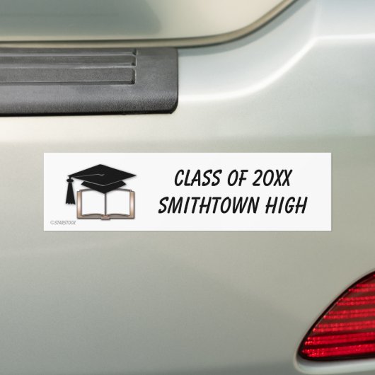 Afstuderen Bumpersticker (Op auto)
