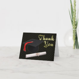 Afstuderen Cadeau Bedankt Card