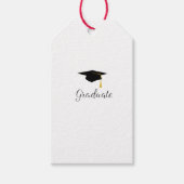 Afstuderen cadeau labels Pet Cadeaulabel (Voorkant)