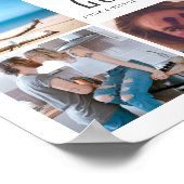 Afstuderen Cadeau voor aangepaste fotocollage Poster (Hoek)