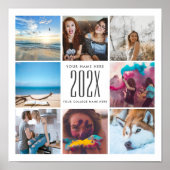 Afstuderen Cadeau voor aangepaste fotocollage Poster (Voorkant)