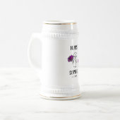 Afstuderen cadeau voor verpleegkundige gepersonali bierpul (Voorkant links)