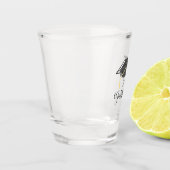 Afstuderen Cadeaudoos voor zwarte afmeting Shot Glas (Links)