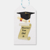 Afstuderen Cadeaulabel (Voorkant)