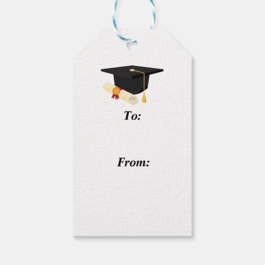 Afstuderen Cadeaulabel (Achterkant)