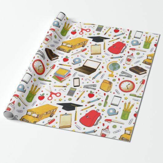 Afstuderen Cadeaupapier (Uitgerold)