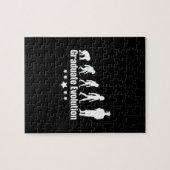 Afstuderen Cadeaus | Afstuderen evolutie Legpuzzel (Horizontaal)