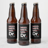 Afstuderen Cadeaus | Arts te worden Bier Etiket (Flessen)