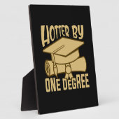 Afstuderen Cadeaus | Hotter in één graad Fotoplaat (Zijkant)