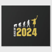 Afstuderen Cadeaus | Klasse 2024 Cadeaupapier (Vlak)