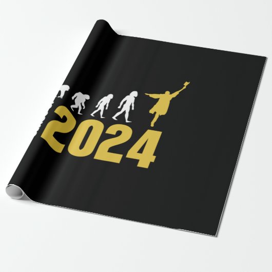 Afstuderen Cadeaus | Klasse 2024 Cadeaupapier (Uitgerold)