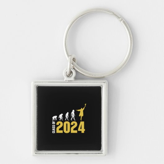 Afstuderen Cadeaus | Klasse 2024 Sleutelhanger (Voorkant)