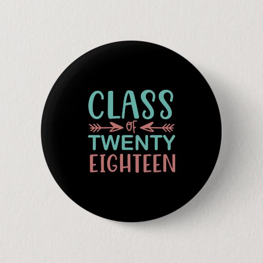 Afstuderen Cadeaus | Klasse van achtentwintig Ronde Button 5,7 Cm (Voorkant)