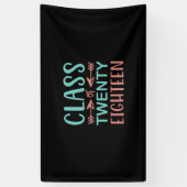 Afstuderen Cadeaus | Klasse van achtentwintig Spandoek (Verticaal)
