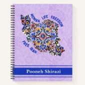 Afstuderen cadeaus voor de Iraanse zus Notitieboek (Voorkant)